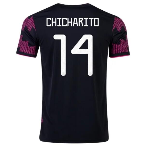 2021 Mexico Home Kit Soccer Jersey CHICHARITO #14